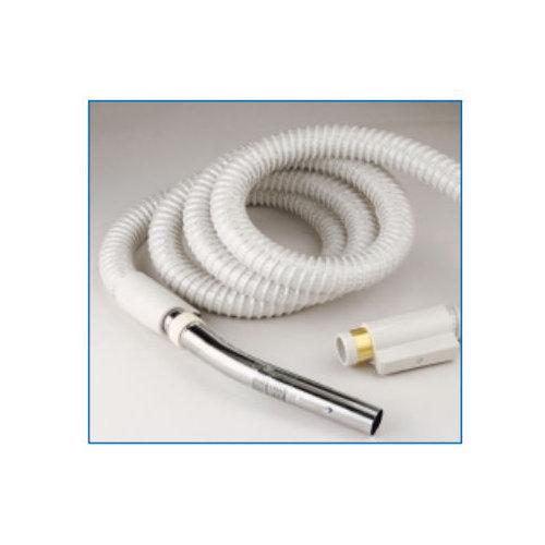 Central Vacuum High Performance Hose — 30' wire-reinforced vinyl with ON/OFF Switch.