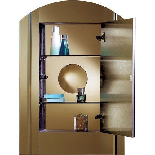 Inspirations Collection, Le Baccarat, Recessed, 24 in.W x 35 in.H, Beveled Mirrored Door.