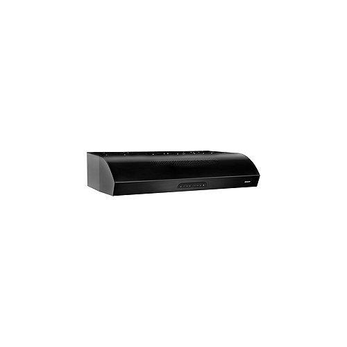 30 in., Under Cabinet Range Hood - Black, 350 CFM