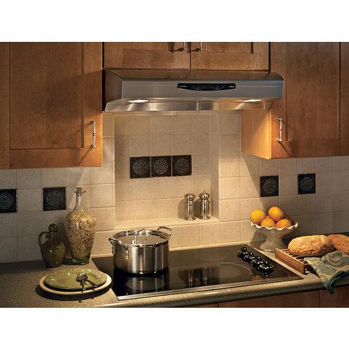 42 in., Stainless Steel, Under Cabinet Hood, 300 CFM.