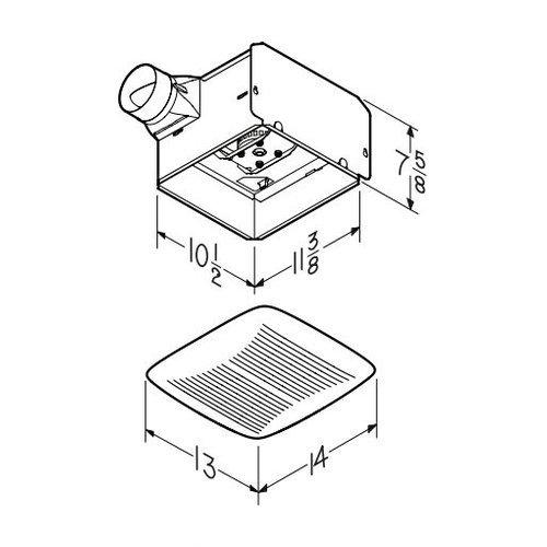 Builder Pack, 50 CFM. Uses QTXRN000HF housing pack.