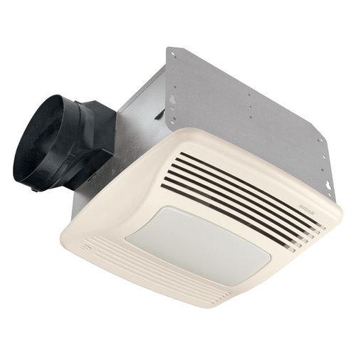 Ultra Silent, Humidity Sensing Fan, Fan/Light/Nightlight, White Grille, 110 CFM. Title 24 Compliant,