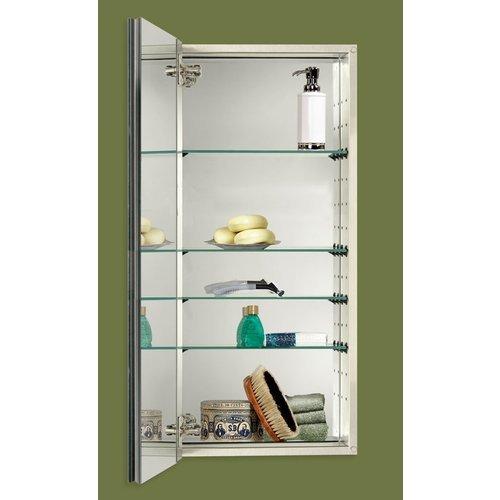 Studio IV Series, Recessed, 15 in.W x 35 in.H, Beveled Mirror.