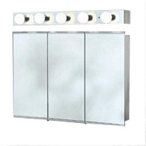 Top Lights, Surface Mount,  30 in.W x 4 in.H, Chrome