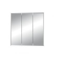 Broan-Nutone 255036 - Horizon, Recessed, 36 in.W x 28 1/4 in. H, Tri-View, Beveled-Edge Mirror.