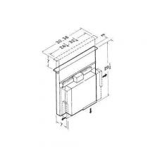 Broan-Nutone 273623C - 36 in., Downdraft, Black, Internal/External Blower, 900 CFM.