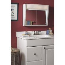 Broan-Nutone 323LP - Specialty, Flair, Surface Mount, 24 in.W x 19-1/2 in.H,  Built-In Lights, Plate Mirror.