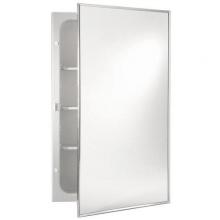 Broan-Nutone 407ADJ - Basic Styleline, Recessed, 16 in. Wx 22 in.H, Premium float glass mirror.