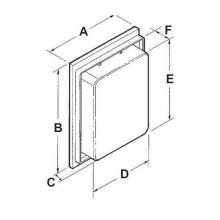 Broan-Nutone 624 - Basic Styleline, Recessed,  16 in.W x 26 in.H,  Miedicine Cabinet, Stainless Trim.