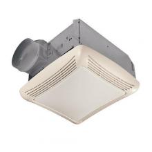 Broan-Nutone 763RLN - Ceiling Fan/Light, White Platic Grille, 100W incandescent Light, 50 CFM.