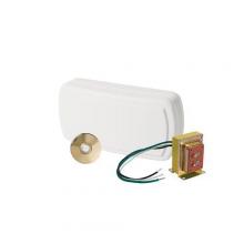 Broan-Nutone BK131NBPB - Chime, 1 unlighted stucco pushbutton in polished brass, 1 std. transformer