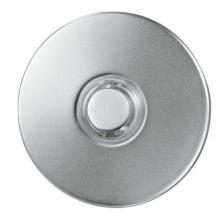 Broan-Nutone PB41LSN - Door Chime Pushbutton, satin nickel stucco — lighted