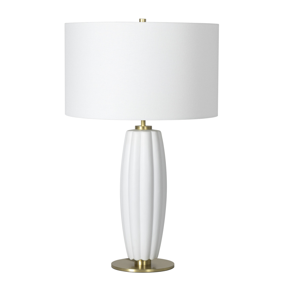 Regina Andrew Crocus Ceramic Table Lamp (White)
