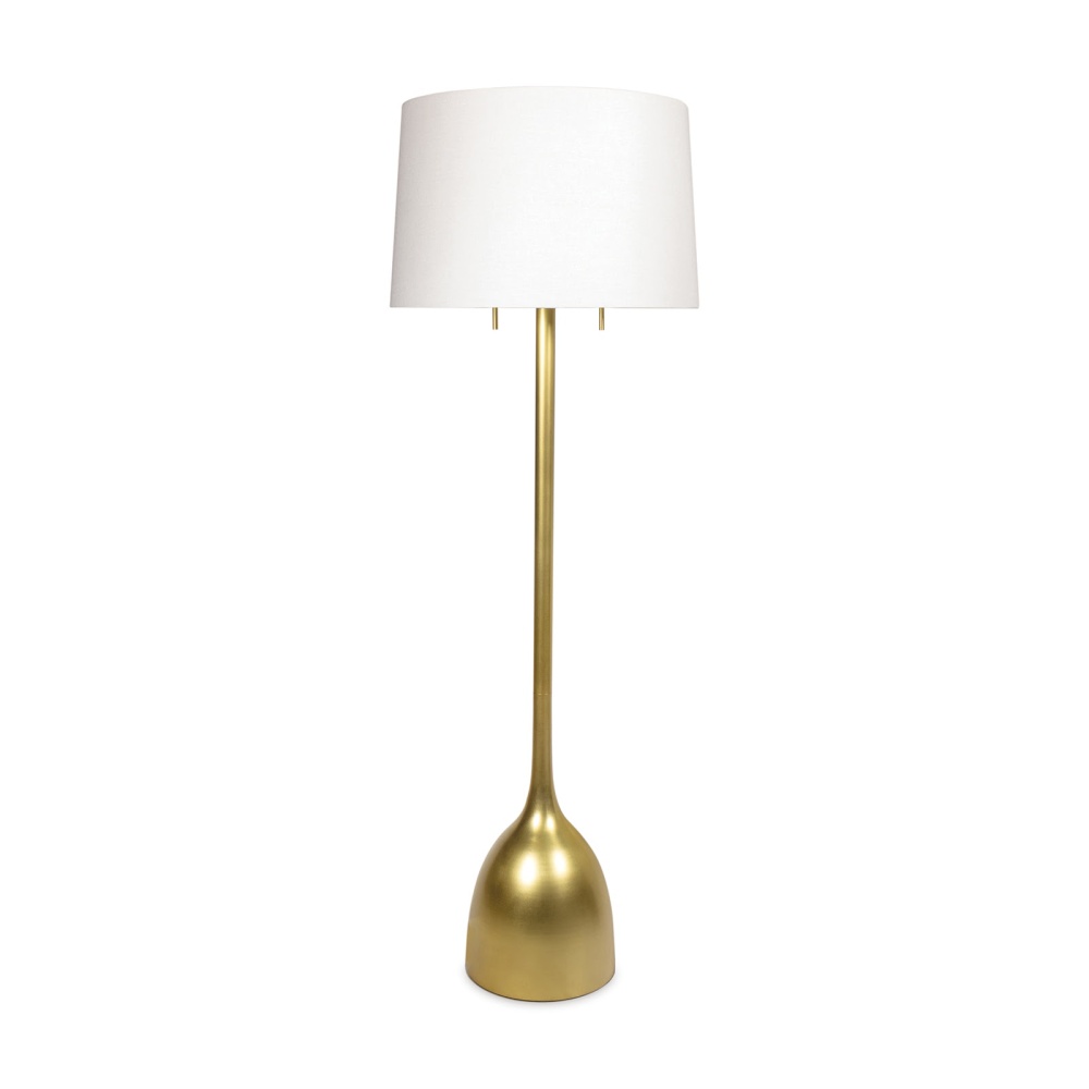 Regina Andrew Logan Floor Lamp (Natural Brass)