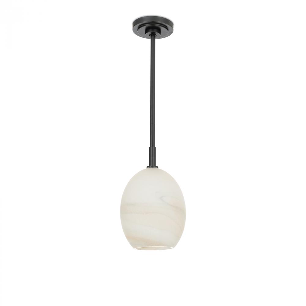 Regina Andrew Artemis Pendant Single (Oil Rubbed Bronze with Alabaster Glass)