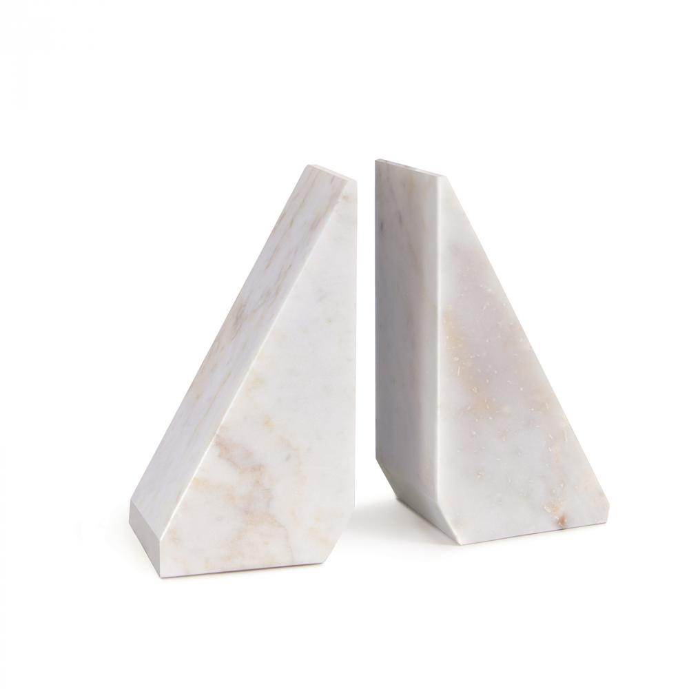Regina Andrew Othello Marble Bookends (White)
