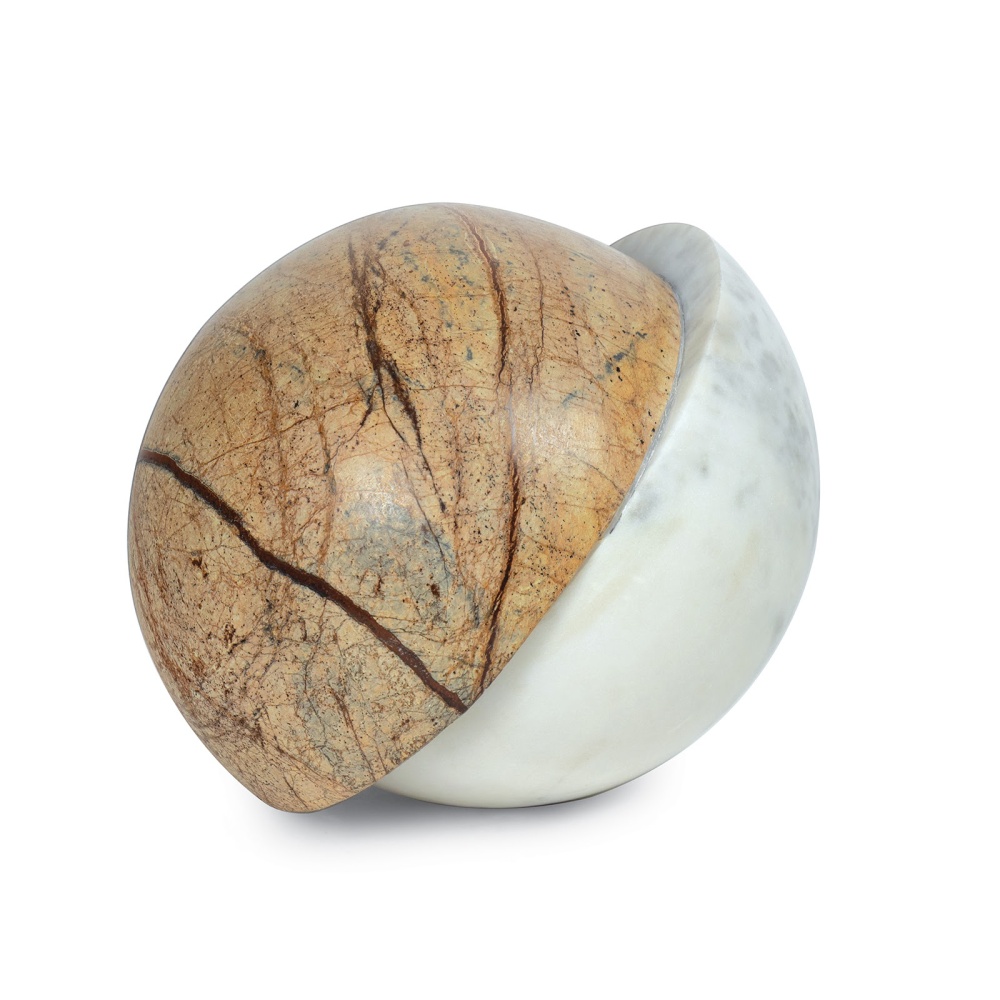 Regina Andrew Flint Marble Accessory (Forest Brown and White)