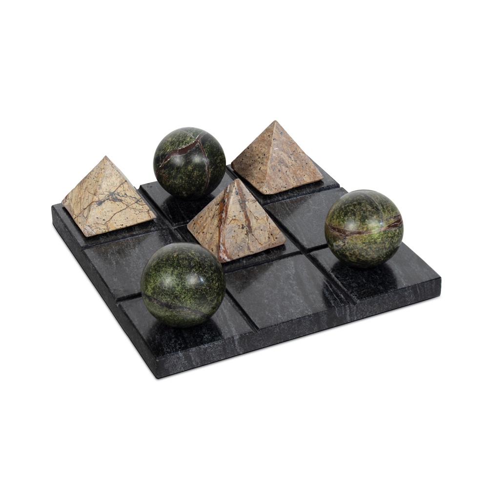 Regina Andrew Tic Tac Toe Marble Board (Black)