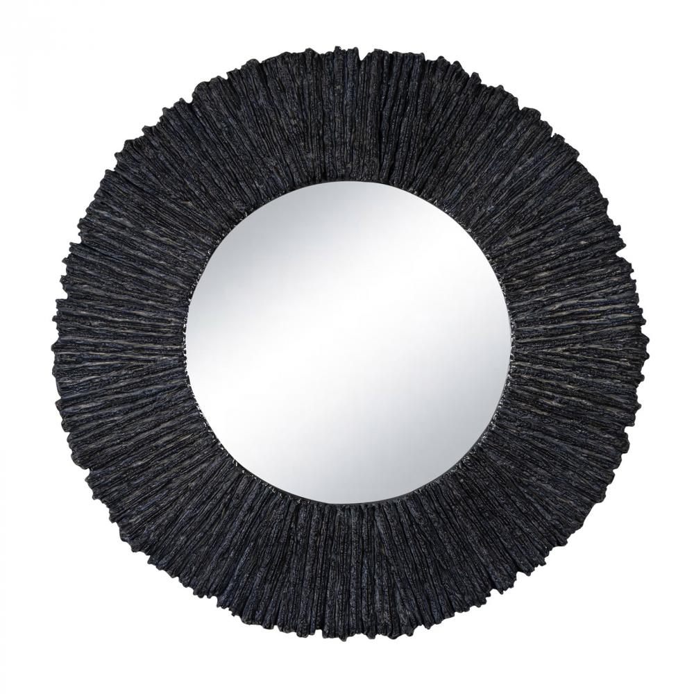 Regina Andrew Slate Mirror Round (Black)