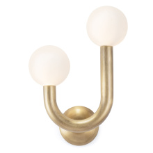Regina Andrew 15-1144L-NB - Regina Andrew Happy Sconce Left Side (Natural Brass)