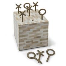 Regina Andrew 20-1099 - Regina Andrew Tic Tac Toe Block (Multi-Tone Bone