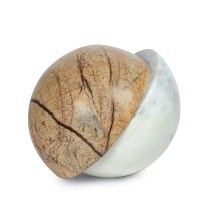 Regina Andrew 20-1661BRN - Regina Andrew Flint Marble Accessory (Forest Brown and White)