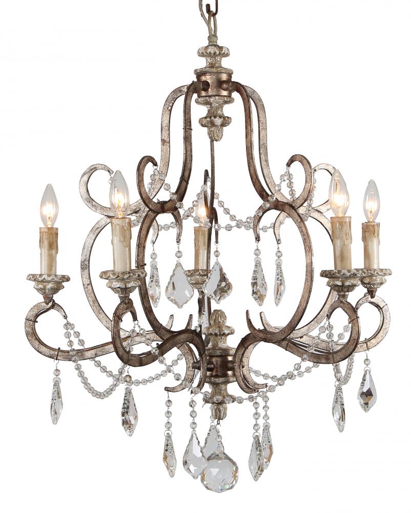 Ballerina 5-light chandelier