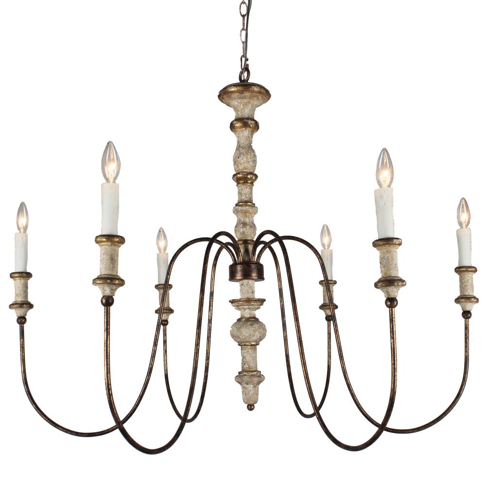 Karalea Chandelier with gray finish