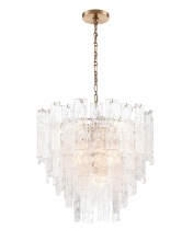 Terracotta Lighting H21122S-8BR - Flavia Small Round Chandelier - Brass