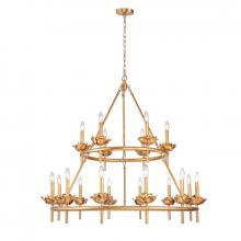 Terracotta Lighting H23107T-18 - Rosalba Round 2-Tier Chandelier