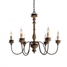 Terracotta Lighting H5102-6 - Genevra 6-Light Chandelier