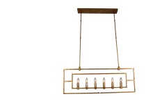 Terracotta Lighting H6123-6AG - Daniela 6-Light Chandelier W/ Antique Gold Finish