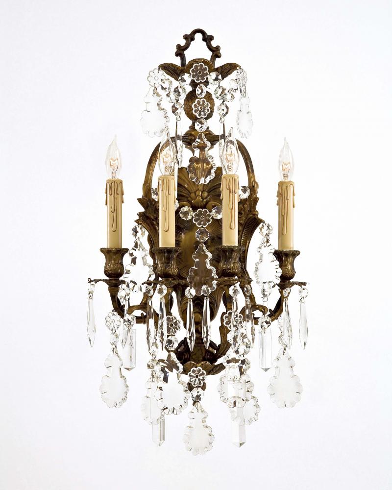 Crystal Collection - 4 Light Wall Sconce