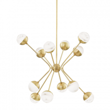 Hudson Valley 2836-AGB - Saratoga Chandelier