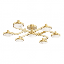 Hudson Valley 6332-AGB - Meander Semi Flush