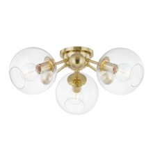 Hudson Valley 8025-AGB - Abbott Semi Flush