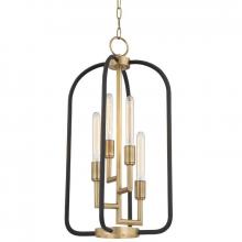 Hudson Valley 8314-AGB - 4 LIGHT CHANDELIER