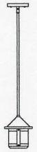 Arroyo Craftsman BSH-6SAM-MB - 6" berkeley short body stem hung pendant