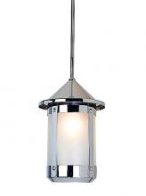 Arroyo Craftsman BSH-7AM-S - 7" berkeley stem hung pendant