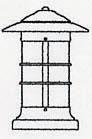 Arroyo Craftsman NC-9LOF-VP - 9" newport long body column mount