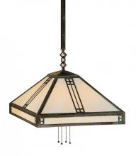 Arroyo Craftsman PSH-18AM-RB - 18" prairie stem hung pendant