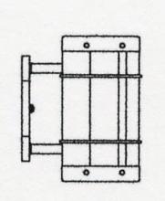 Arroyo Craftsman VS-9NRCS-BK - 9" valencia sconce - no roof