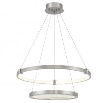Lighting One US V6-L7-7120-50-154 - Mayer LED Chandelier in Antique Nickel