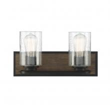 Lighting One US V6-L8-7609-2-185 - Sheppard 2-Light Bathroom Vanity Light in Lodge