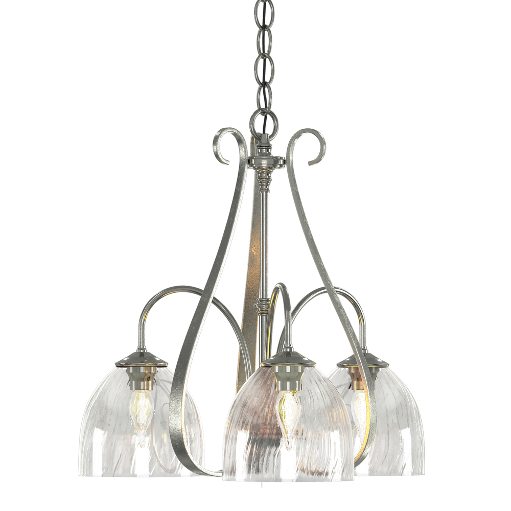 Sweeping Taper 3 Arm Chandelier