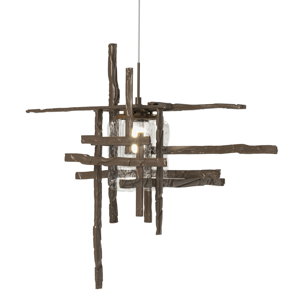 Tura Seeded Glass Low Voltage Mini Pendant