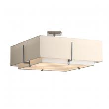 Hubbardton Forge 126513-SKT-82-SF2012-SA2401 - Exos Square Large Double Shade Semi-Flush