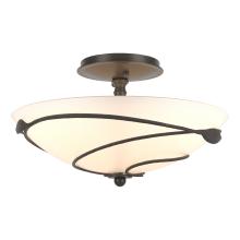 Hubbardton Forge 126712-SKT-07-GG0048 - Forged Leaves Semi-Flush