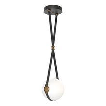 Hubbardton Forge 131040-LED-STND-10-27-LK-NL-GG0670 - Derby Small LED Pendant