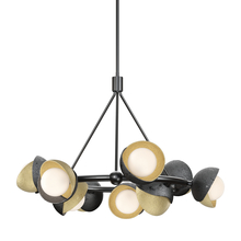 Hubbardton Forge 131068-SKT-MULT-89-86-GG0711 - Brooklyn 9-Light Double Shade Ring Pendant